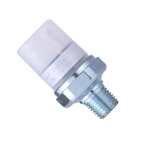 Vista 3 de Interruptor de Presión de Aire 170-200 PSI Interruptor de Presión 1/4"-18 NPT CC 24V 12V Interruptor de Presión del Compresor de Aire Interruptor
