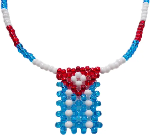 Vista 2 de Cuban Flag Necklace (Special Aqua Edition)