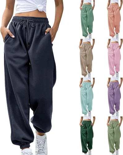 Vista 5 de Leggings de entrenamiento para mujer con bolsillos, casuales, acampanados, pierna ancha, pantalones acampanados y cómodos pantalones deportivos
