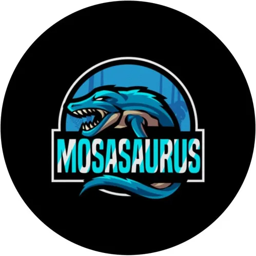Vista 3 de Sea-Rex Dino Future Paleontólogo Dinosaurio Mosasaurus PopSockets PopSockets intercambiable PopGrip