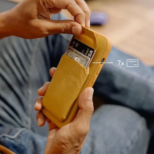 Vista 6 de Peak Design Cartera delgada móvil, perfil delgado, tela de nailon resistente a la intemperie, se conecta a fundas móviles, compatible con MagSafe
