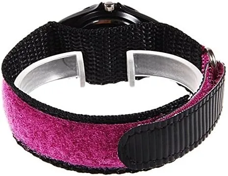 Vista 5 de ELEOPTION Reloj deportivo para hombres y mujeres, analógico, de cuarzo, luminoso, militar, correa de nailon, con velcro, unisex, para adolescentes