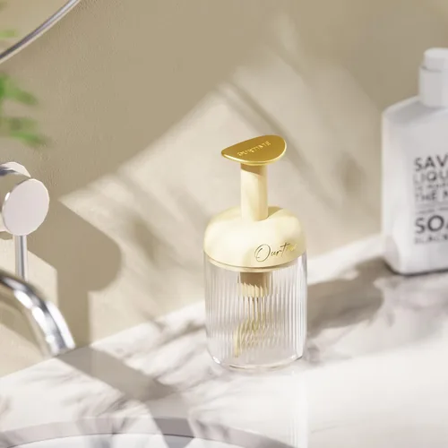 Vista 6 de Espumador de lavado facial, máquina de espuma para lavado facial, limpiador facial semiautomático, máquina de batir de malvavisco para espuma