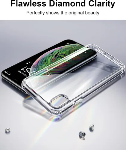 Vista 203 de HOOMIL Funda para iPhone 7 Plus/iPhone 8 Plus de 5.5 Pulgadas, sin amarillamiento, protección contra caídas, cubierta trasera dura transparente