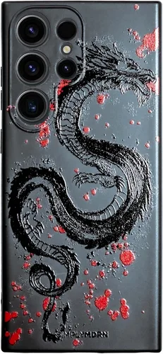 Vista 32 de SIMPLYMDRN Funda delgada para Samsung S23, diseño de Joker Haha, funda genial para hombre, funda de diseñador de villanos de superhéroes, delgada