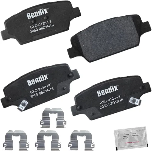 Vista 96 de Bendix Priority1 CFC154 - Juego de pastillas de freno de disco para Avanti II, Century, LeSabre, Regal, Riviera, chasis comercial, DeVille