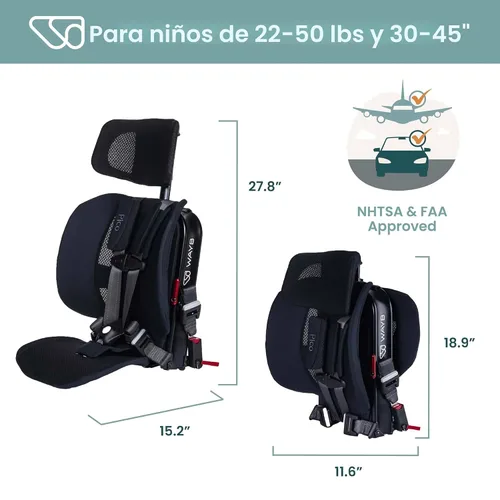 Vista 3 de WAYB Paquete organizador de asiento de coche de viaje Pico