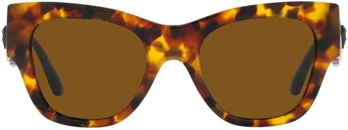 Vista 2 de Versace Gafas de sol para mujer marco de la Habana lentes de bronce oscuro 2047in