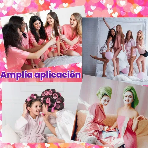 Vista 5 de 32 piezas de globos de decoración de fiesta de spa, temática de spa, suministros para fiesta de cumpleaños, cosméticos de lápiz labial, globos