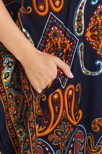 Vista 3 de Miss Lavish London Vestidos de caftán para mujer, pareos de playa, tallas grandes, caftanes africanos y de Dubái, ideales para ropa de descanso