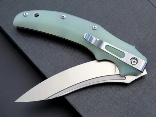 Vista 8 de Eafengrow EF951 Cuchillo plegable, hoja D2 y mango G10 con bloqueo de forro de rodamiento de bolas, cuchillo de bolsillo EDC para supervivencia