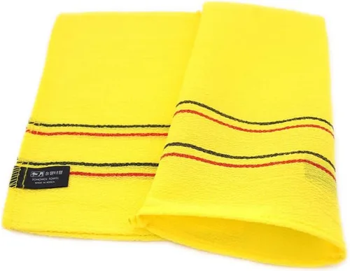 Vista 3 de SongWol - Paquete de 10 toallas de baño exfoliantes para baño y ducha, de piel coreana, grandes, ropa de lavado para exfoliantes, hechas en Corea