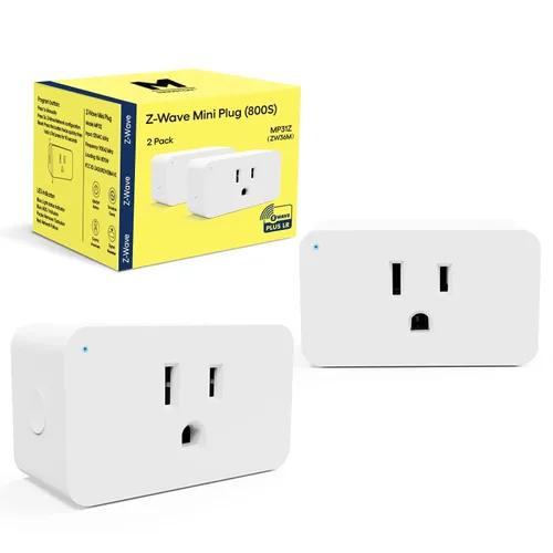 Vista 10 de Minoston Zwave Outlet Mini, tamaño compacto, serie 800 Z-Wave largo alcance