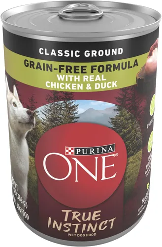 Vista 22 de Purina ONE Alimento húmedo para perros con alto contenido de proteínas True Instinct Cortes tiernos en salsa de comida para perros con carne de res