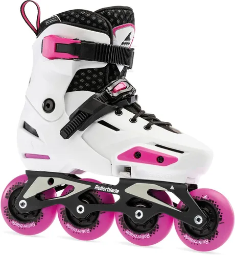 Vista 7 de Rollerblade Apex Junior - Patín en línea ajustable para fitness, Carbón/Amarillo (Charcoal/Yellow)