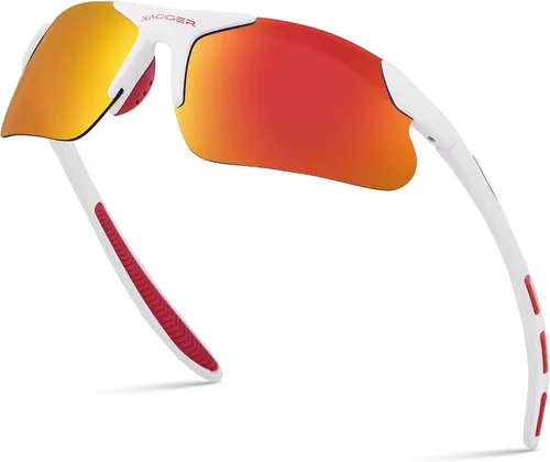 Vista 36 de Gafas de sol deportivas polarizadas para niños y niñas, gafas de béisbol y sóftbol, montura TR90