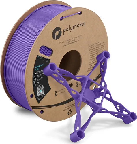 Vista 52 de Polymaker Filamento ABS Pro para impresora 3D de 0.069 pulgadas, color negro, ABS de grado de ingeniería de 2.2 lbs con alta resistencia al calor