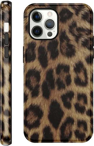 Vista 36 de Funda de teléfono con estampado de guepardo para iPhone 7/8/SE 2020/2022 de 4.7 pulgadas, funda de lujo con diseño de leopardo marrón coqueta a