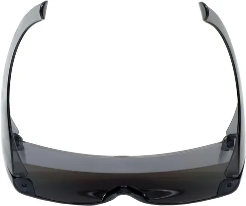 Vista 7 de Calabria 3000 Gafas de Seguridad de Ajuste Grande que se Colocan Sobre Anteojos Recetados Color Azul para Hombres y Mujeres Envolventes Tintadas