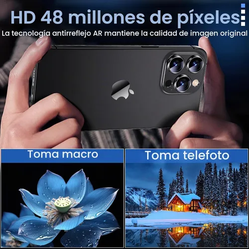 Vista 3 de Uyiton para iPhone 13 Pro/iPhone 13 Pro Max Protector de Lente de Cámara, [Fuerte Adhesión] [Protección contra Caídas] Cubierta de Cámara Posterior