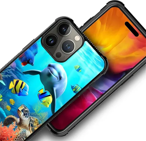 Vista 387 de Funda compatible con iPhone 15, diseño de elefantes africanos, diseño increíble a prueba de golpes, antiarañazos, carcasa trasera de policarbonato