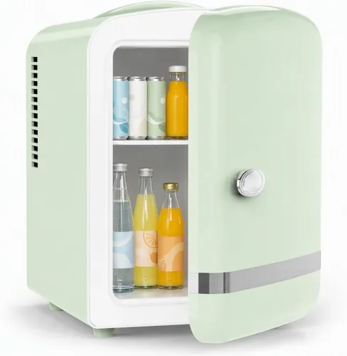 Vista 10 de Kismile 4L Mini refrigerador 6 latas de bebidas refrigerador para la Negro