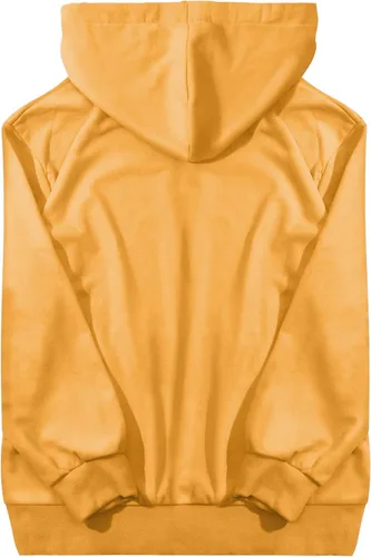 Vista 3 de Sudadera con capucha de satén para mujer, casual, de manga larga, de satén, sin botones, sudadera con capucha