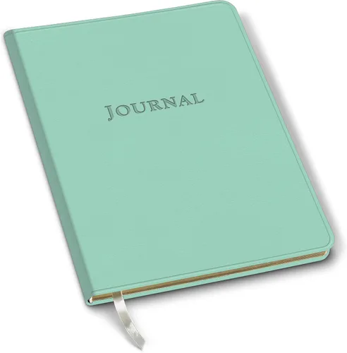 Vista 53 de Diario de cuero Gallery Leather - Elaborado en Maine, EE. UU. - Elegante cuaderno de escritura de cuero con 192 páginas rayadas - Un espacio