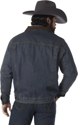 Vista 2 de Wrangler Men's Cowboy Cut Western Lined Denim Jacket