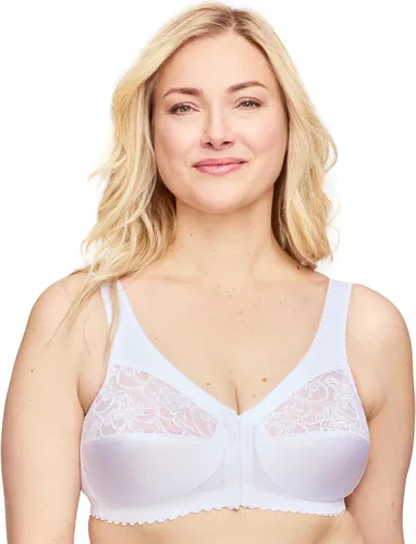 Vista 7 de Glamourise MagicLift #1200 - Brasier de apoyo para mujeres de talla grande con cierre frontal