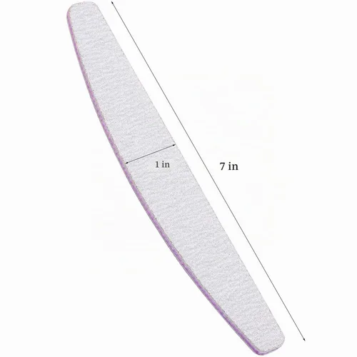 Vista 4 de 25 limas de uñas de grano 100/150 de doble cara, lavables, tablero de esmeril para uñas acrílicas, gel, uñas naturales