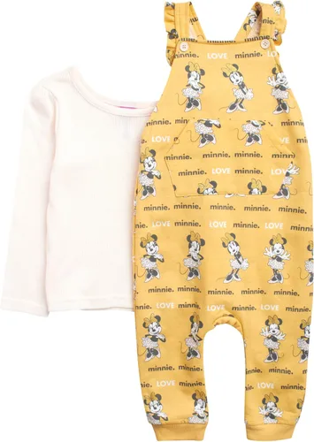 Vista 6 de Disney Minnie Mouse - Conjunto de 2 piezas para bebé, mameluco de forro polar de manga larga (recién nacidobebé)