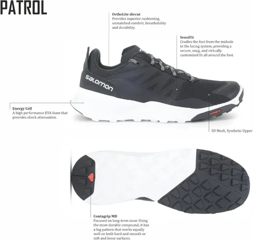 Vista 7 de Salomon Men's Patrol Hiking Shoes Climbing