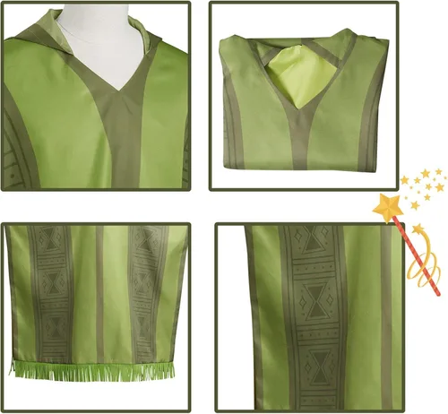 Vista 3 de Coseaon Cosplay Costume Boys Costume Uniform Movie Cape Cloak Halloween Dress up Cloak for Kids