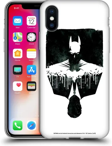 Vista 128 de Head Case Designs Officially Licensed Batman DC Comics Alter Ego Bats Duality Gel Case [Military Grade Protection] Compatible with Apple iPhone 7