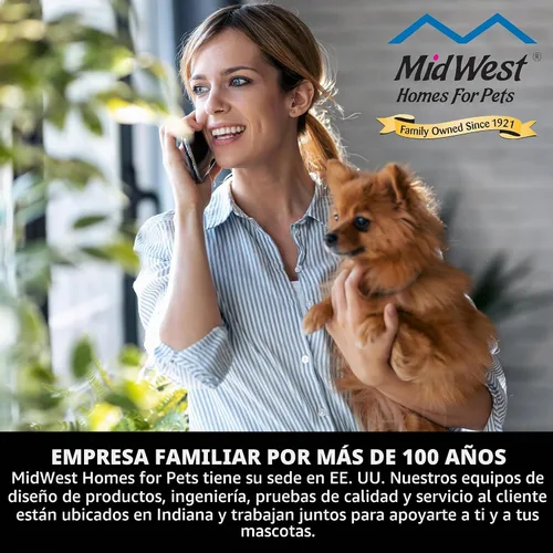 Vista 7 de MidWest Homes for Pets XL Funda para jaula de perro, cubierta de perrera de poliéster negro para dar privacidad, se ajusta a la mayoría