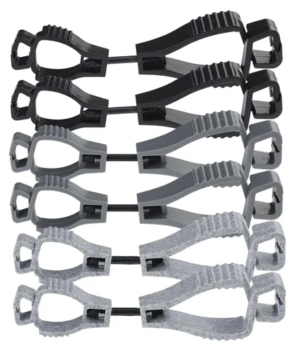 Vista 8 de Glove Guard Clips de engranaje Hunters. Asegura sombreros, guantes y equipo de senderismo, paquete de 5, accesorios para exteriores, fabricados