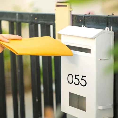 Vista 5 de Zonon 88 piezas de 8 hojas de calcomanías de números para buzón de correo de regreso a clases, autoadhesivas, impermeables, números de vinilo
