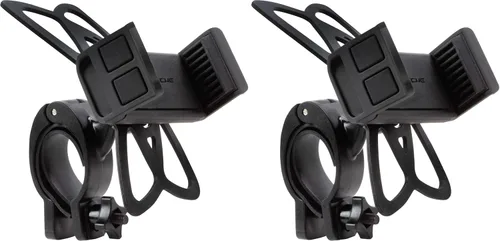 Vista 5 de Scosche HDM3SM-RP Soporte para manillar de bicicleta con soporte universal para teléfono, bandas de seguridad elásticas y abrazadera ajustable