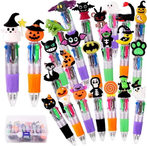 Vista 14 de 36 bolígrafos divertidos de ajolotl kawaii, mini bolígrafos de regalo