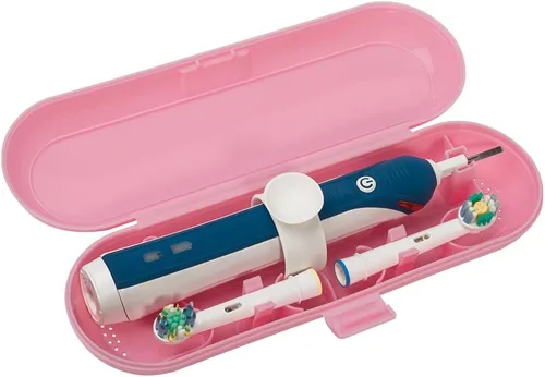 Vista 7 de Nincha Estuche de viaje para cepillo de dientes eléctrico de plástico para Oral-B Pro Series, Azul