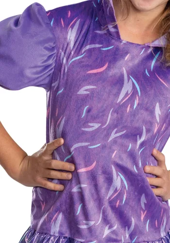 Vista 4 de Vestido de Disfraz Furby Morado para Niña Multicolor