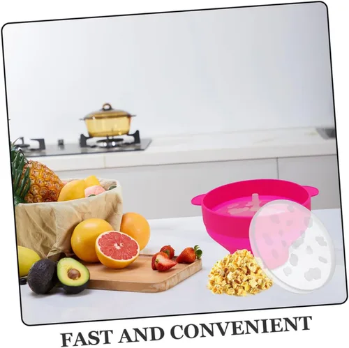 Vista 8 de 2 tapas de plástico plegables aptas para microondas, aptas para microondas, se adapta a tazones resistentes al calor, accesorio para evitar