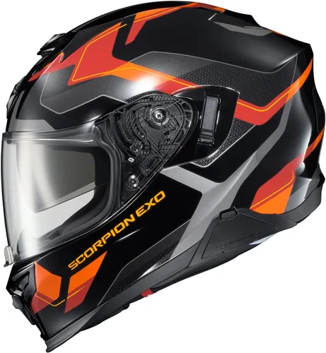 Vista 4 de ScorpionEXO T520 Casco de Motocicleta de Turismo de Cara Completa con Bolsillos para Altavoces Listos para Bluetooth DOT ECE Aprobado Nama-Sushi