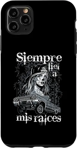 Vista 13 de iPhone 16 Chicana Style Lowrider Ropa Mujeres Mexicano-Americana Latina Case
