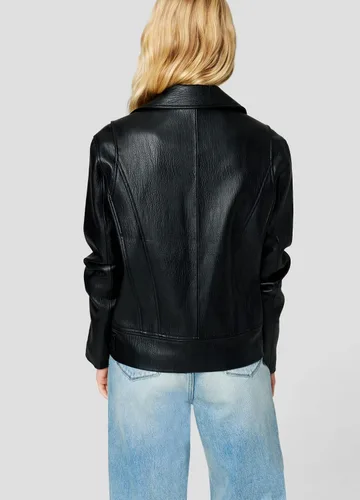 Vista 3 de BLANKNYC Ropa de lujo para mujer, chaqueta de moto de cuero vegano, abrigo cómodo y elegante