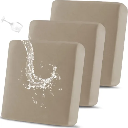 Vista 17 de Fundas de cojín impermeables para sofá, fundas de asiento de sofá, fundas de cojín individuales elásticas para sofá seccional, fundas protectoras