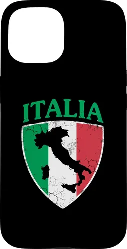 Vista 6 de Italia Flag Crest Italy Italian Family Vintage Distressed Case for iPhone 17