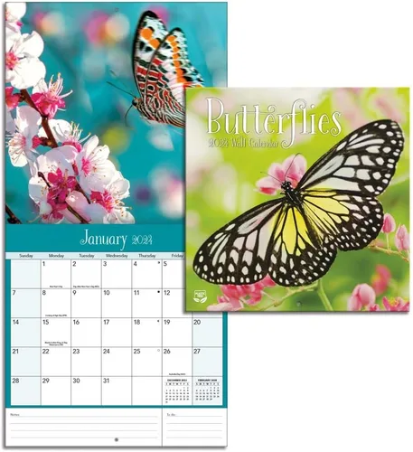 Vista 7 de Turner - Mini calendario fotográfico de pared con mariposas (24998950054)