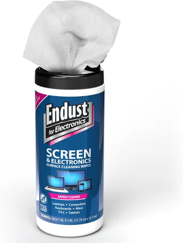 Vista 2 de Endust for Electronics Paños limpiadores para pantallas LCD y de plasma Paquete de 6 Blanco